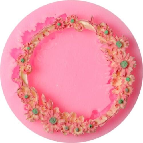 Sunflower Garland Silicone Mold Resin Craft DIY Mould Tools for Jewelry Pendant Charm Necklace Making Decorating