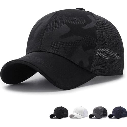 Summer Simple Camouflage Sunshade Breathable Mesh Cap Outdoor Universal Casual Baseball Cap