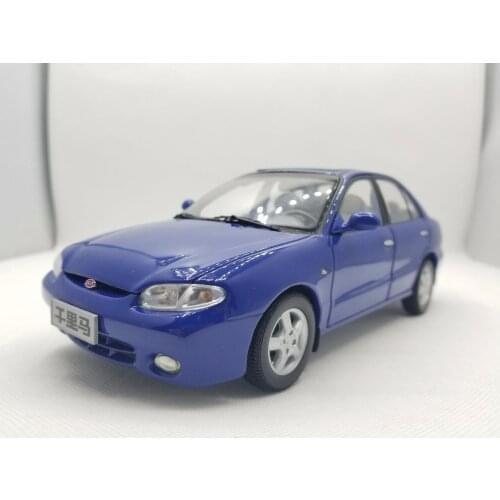 1:18 Diecast Model for Kia Maxima Blue (Paint defects) Alloy Toy Car Miniature Collection Gifts