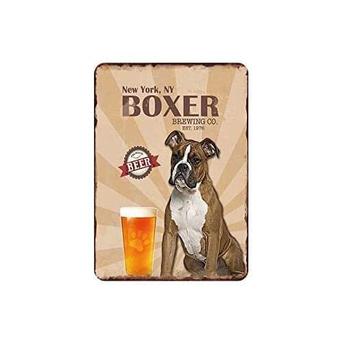 Mora color Boxer Beer tin Sign Vintage Metal Pub Club Cafe bar Home Wall Art Decoration Poster Retro 8x12 inches