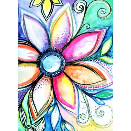 SNA DIY Diamond Painting Flower Cross Stitch Kit Full Drill Embroidery Mosaic Rose Picture Of Rhinestones Gift Home Deco