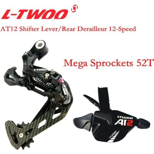LTWOO Groupset LTWOO AT12 1x12 Speed Shifter Lever Right Rear Derailleur For MTB Mountain Bike Fat Bike Compatible EAGLE 12s