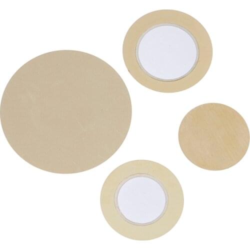 10pcs 12mm 15mm 18mm 20mm 27mm 31mm 35mm 41mm 50mm Piezo Elements Sounder Sensor Pad Round Trigger Drum Disc Copper