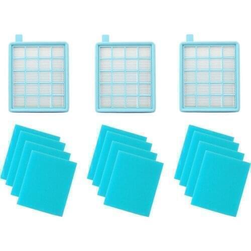 Philips FC 9323 PowerPro Compact 3 Pcs Hepa Filter 12 Pcs Sponge