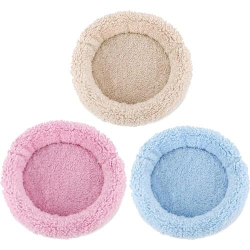 Plush Hamster Mat Small Animal Pad GuineaPig Cage Bed Pet Play Toy