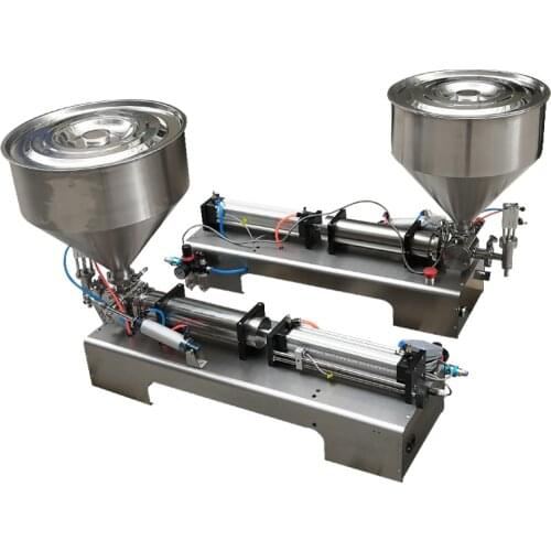 Pneumatic piston filling machine 5-50ml capacity high accurate fluid filling machine food soft drink cosmetic filler SHENLIN