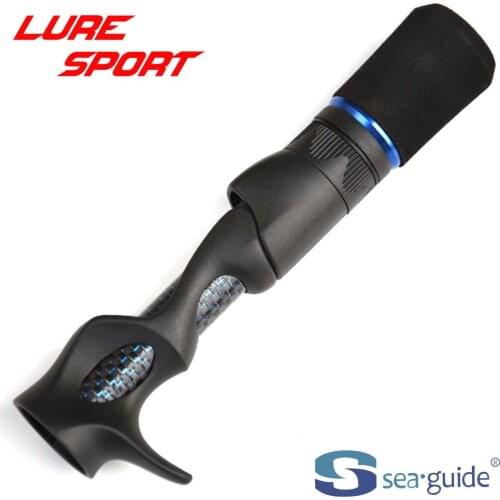 SEAGUIDE 2pcs SCXCSS Reel Seat DLN Nut Carbon Tube EVA Cap Rod Building Component Reel Seat Repair DIY Accessory