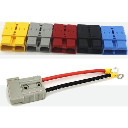 Charging Plug With Cable 50a 600v Flexible Siicone Cable Charging Socket Car Air Conditioner Lithium Battery for Electric car