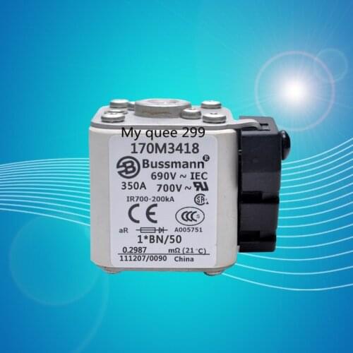 The United States Bussmann 170M3418 350A 690V fuse fuse original authentic --2pcs/lot
