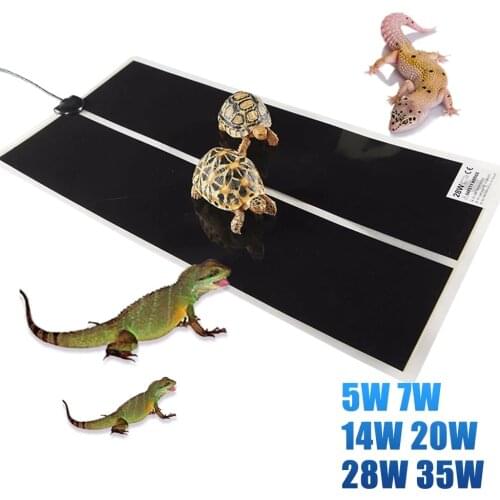 Terrarium Reptiles Heat Mat Heating Warm Pad Adjustable Temperature Controller Incubator Mat Tool Reptile Accessories