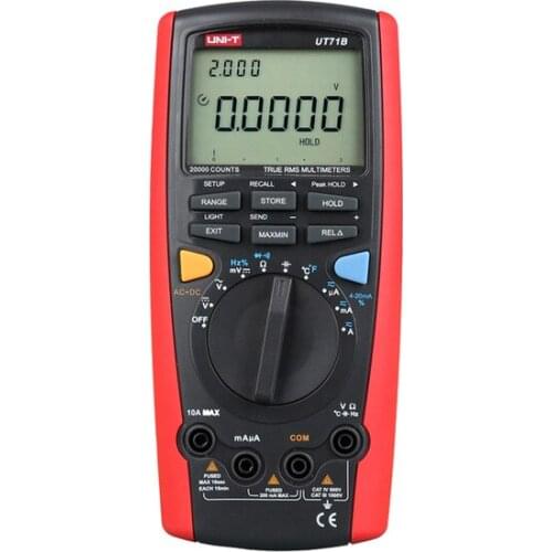 UNI-T UT71B Intelligent Digital Multimeter LCD Auto Range True RMS USB Modern Multi Testers with LCD Backlight