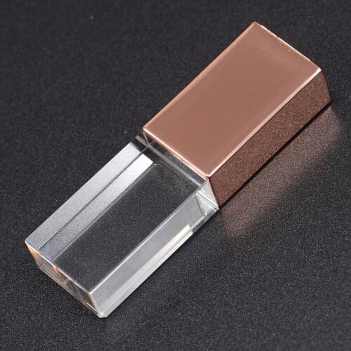 JASTER Crystal USB Flash DriveS Pendrive Real Capacity 8GB 16GB 32GB 64GB 128GB Memory Stick Color External Storage