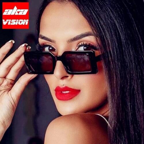 AKA VISION 2021 Rectangle Glasses Women Luxury Brand Eyewear For Women/Men Vintage Eyeglasses Women Small Retro Oculos De Sol