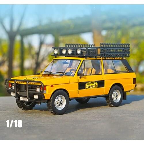 1:18 AR Almost Real Range Rover Camel Cup Sumatra Station Alloy car model Diecast metal vehicle toy Collection souvenirs gifts