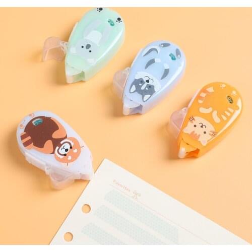 1PC Kokuyo Cute Correction Dot Glue Kawaii Animal High-capacity Double Faced Glue School Supplies Stationery Kawaii
