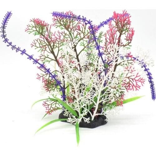 1 Pcs Simulation Plastic Flower Fish Tank Decoration Aquarium Water Plant Landscaping Underwater Ornaments