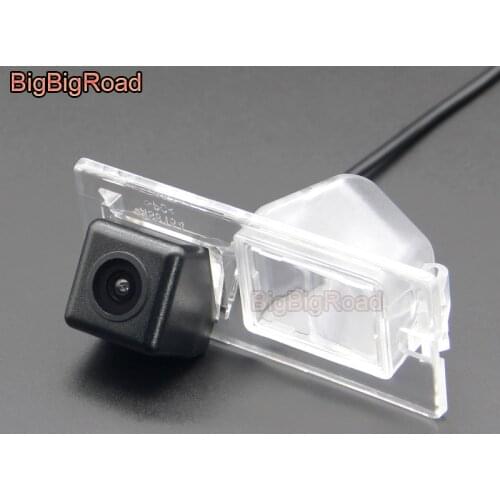 BigBigRoad Car Back Up Reversing Camera For Fiat 500 500C 500S Abarth 2007~2017 Parking Rear view Camera / HD CCD Night Vision
