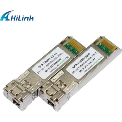Free Shipping! 5 Pairs Compatible Mainstream Brand WDM SFP 10G BIDI SFP 40Km 1270/1330nm with LC Connector DDM