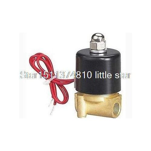 Water Air Gas Fuel NC Solenoid Valve 1/8" BSPP 12VDC