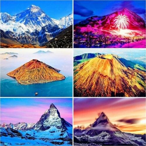 Evershine Diamond Embroidery Full Display Mountain Diamond Mosaic Sale Scenery Diamond Painting Landscape Rhinestones Pictures