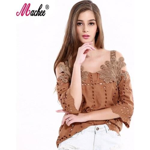 Блузки с цветами Flymokoii China At AliExpress