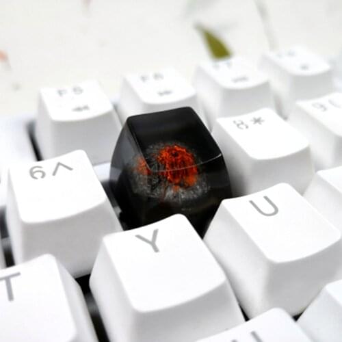 Fuji Mountain Handmade Resin Keycaps Backlight Snow Mountain Design Backlight Keycaps For Cherry Mx Swicth Mechanical Keyboard