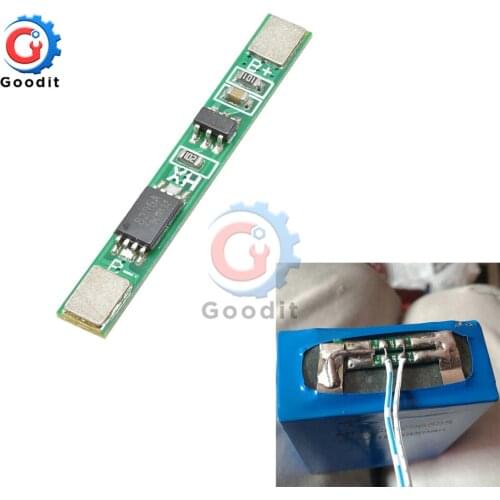3Pcs 1S 3.7V 2.5A Lithium Battery Protection Board Polymer BMS PCM PCB Over Charge Discharge Li-ion Protect Module