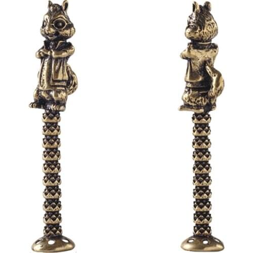 1Pcs Creativity Pure Copper Smoking Pipe Flameout prevention Tamper for Tobacco Pipe