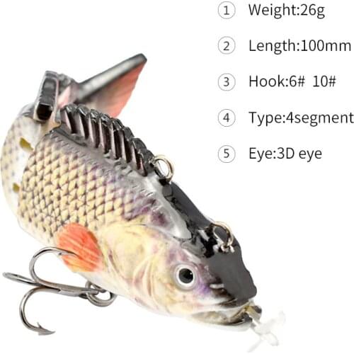 Small 10cm Robotic Swimming Lures Fishing Auto Electric Lure Bait Wobblers For Swimbait USB Rechargeable Flashing LED Light