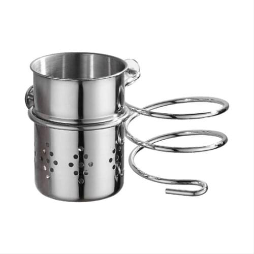 Bathroom Hair Dryer Holder Wall Mounted Rack Organizer Straightener Hairdryer Holder Shelf For Bathroom Accessories