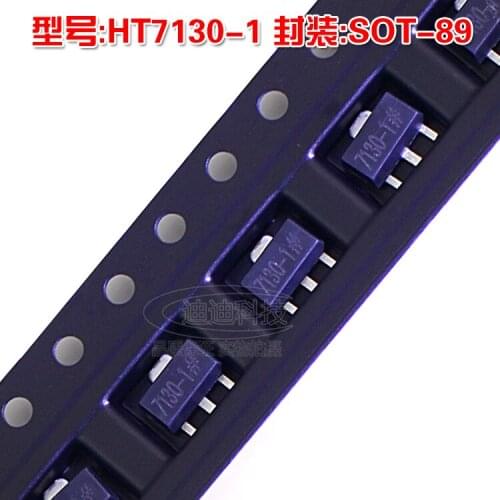 New HT7130-1 SOT-89 Low Dropout Voltage Regulator LDO (3V) Chip Transistor