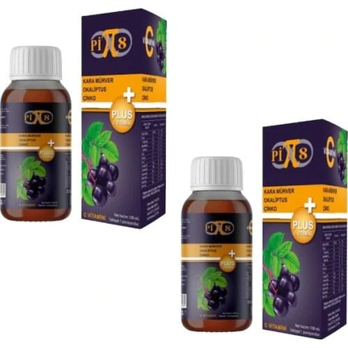 Pi8 Sambucus Nigra Black Elderberry Syrup 2 PCS 423697794