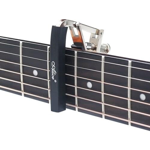 Alice A007F-A Metal Screw On Capo Adjustable For Acoustic Guitar Guitar Capo Convenient