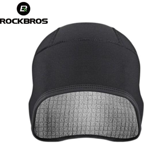 ROCKBROS Warm Cycling Cap Sports Caps Bike Bicycle Fleece Men Hat Winter Snow Skiing Ski Hats Riding Headband Bandana Balaclava