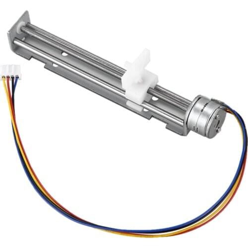 12V Stepper Motor Stroke 80Mm With Slider Motor For Diy Small Engraving Machine
