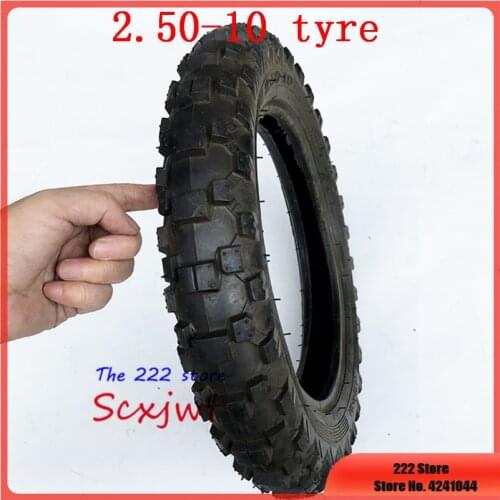 2.50-10 Off-road tyre tube 2.50x10 Motorcycle Scooter Tire & Inner Tube Fits for Honda CRF50 XR50 Yamaha PW50