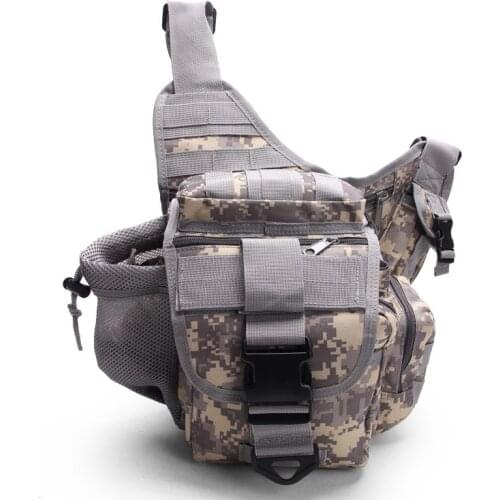 One shoulder bag camouflage casual style one shoulder slanting camera bag waterproof Oxford cloth mens bag tactical saddle bag