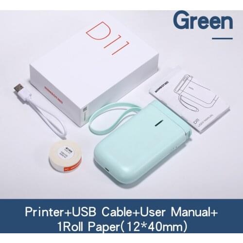2021 Convenient Wireless Pocket Hand Inkfree Thermal Sticker Little Label Maker Printer for Andriod iOS Mobile Phone