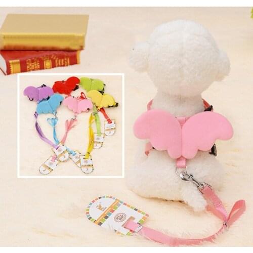 Pet Supplies Pet Leash Dog Angel Chest Strap Wings Rabbit Cat Pet Wings Cherub Wings Chest Back Leash