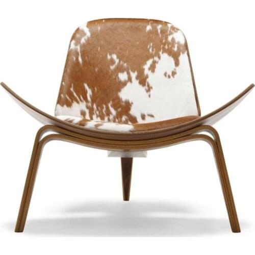 Zq Triangle Shell Chair Smile Chair Nordic Creative Single-Seat Sofa Chair