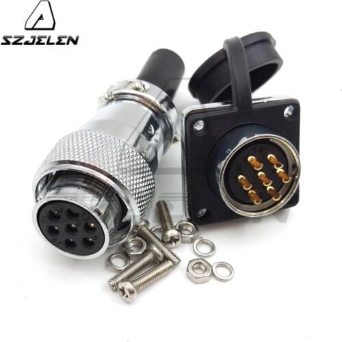 WF16 7pin High voltage connector plug socket, industrial power connector 7 pin IP67