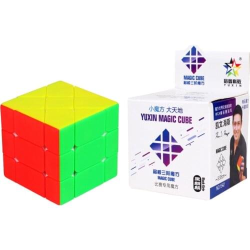 YuXin Black Kirin 3x3x3 Fisher Magic Cube Professional Game Educational Toys Speed CubeS
