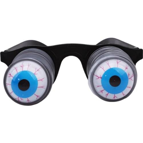 Halloween Funny Personality Scary Horror Eyeball Dropping Glasses Personality Tricky Prank Eyes Joke Novel Gags Toy