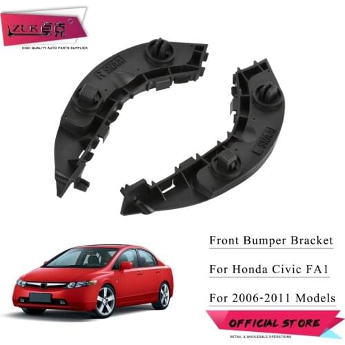 ZUK For HONDA For CIVIC FA1 Front Bumper Side Spacer Bracket Support For CIVIC HYBRID FA3 For 2006-2011 Models