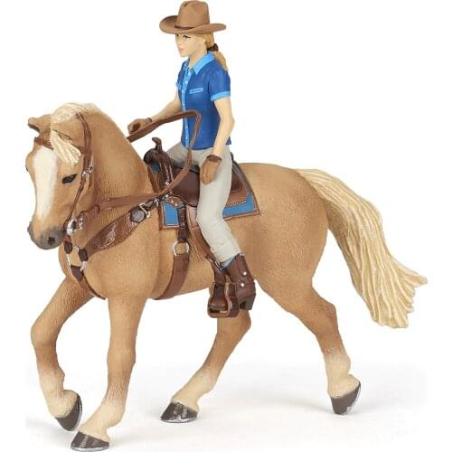1/18 pvc figure model toy Competition Set horse+rider