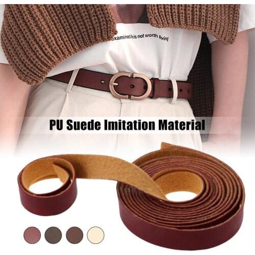 10Meter Diy PU Leather Crafts Straps Strips For Leathercrafts Accessory Belt Handle Crafts Making 1.5/2cm Wide Durable Sturdy