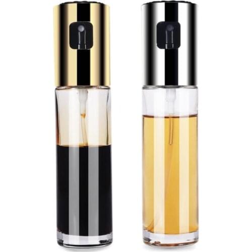 100ML Glass Bottle Oil Sprayer Kitchen Baking Oil Cook Oil Spray Empty Bottles Dispenser Salad BBQ Cooking Tools