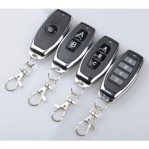 433 mhz RF Remote Control Learning code 1527 EV1527 For Gate garage door controller Alarm Receiver 100pcs