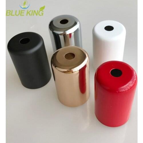 5pcs/lot E27 white paint cups straight edge spray paint cups lamp cup pendant lamp accessories lighting hardware accessories