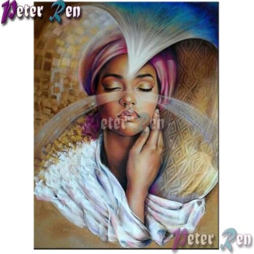 5d Diamond painting African woman full Square/round Rhinestones cross stitch diamond embroidery Handmade girl decoration gift